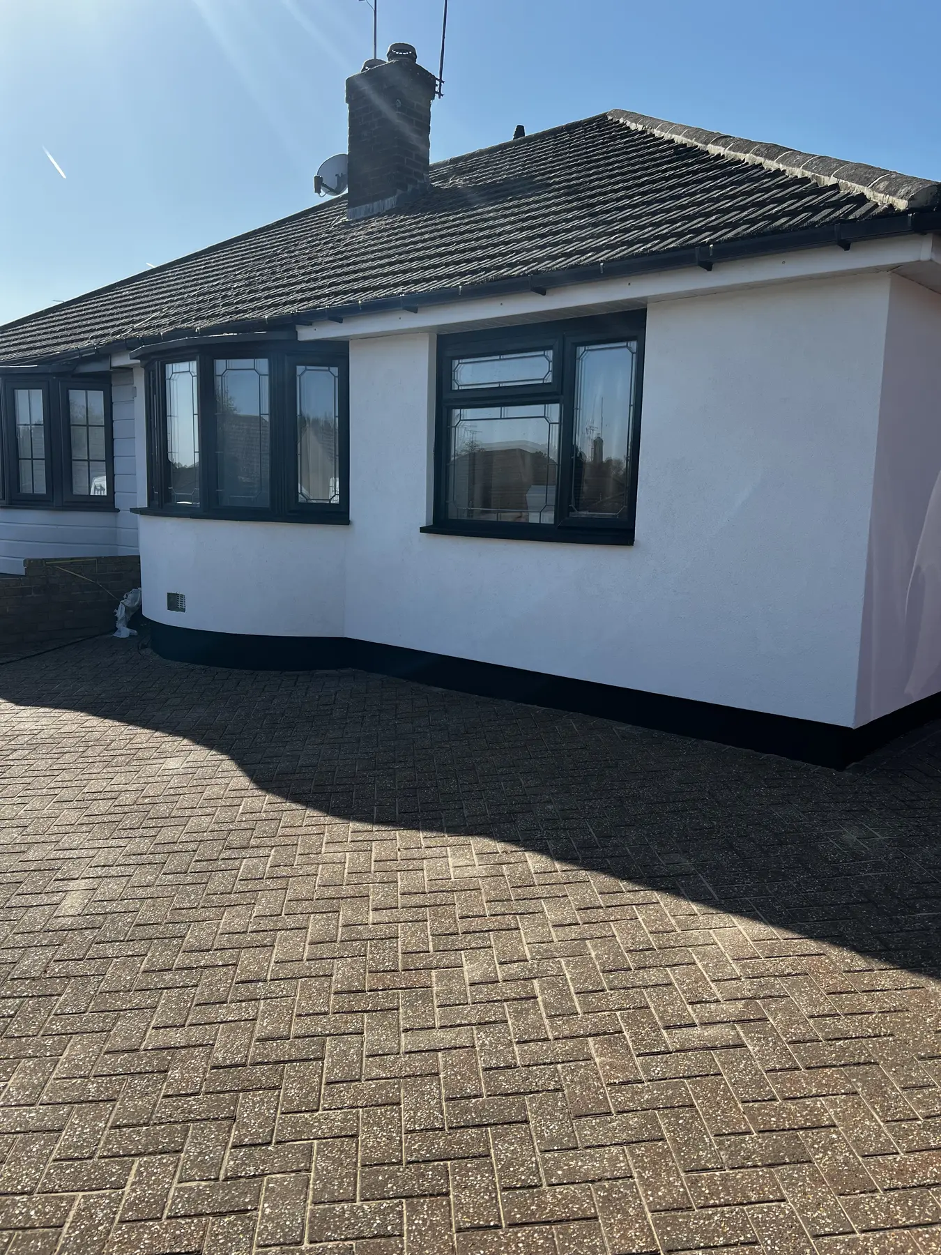 Rendered bungalow exterior completed by T&T Contractors